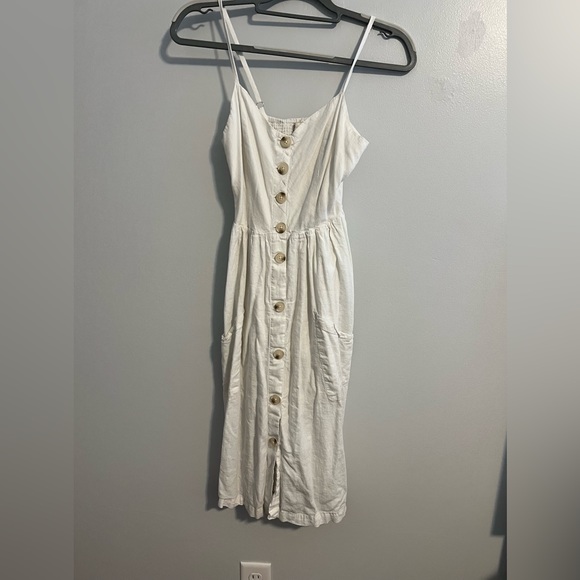 ALTAR’D STATE Midi White Sleeveless Dress - Picture 1 of 6
